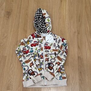 Little Sleepies Cream Cartoon Hoodie